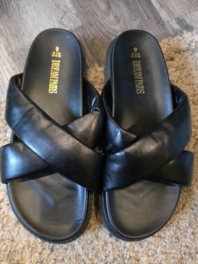 DreamPairs Puffy Strap Slides